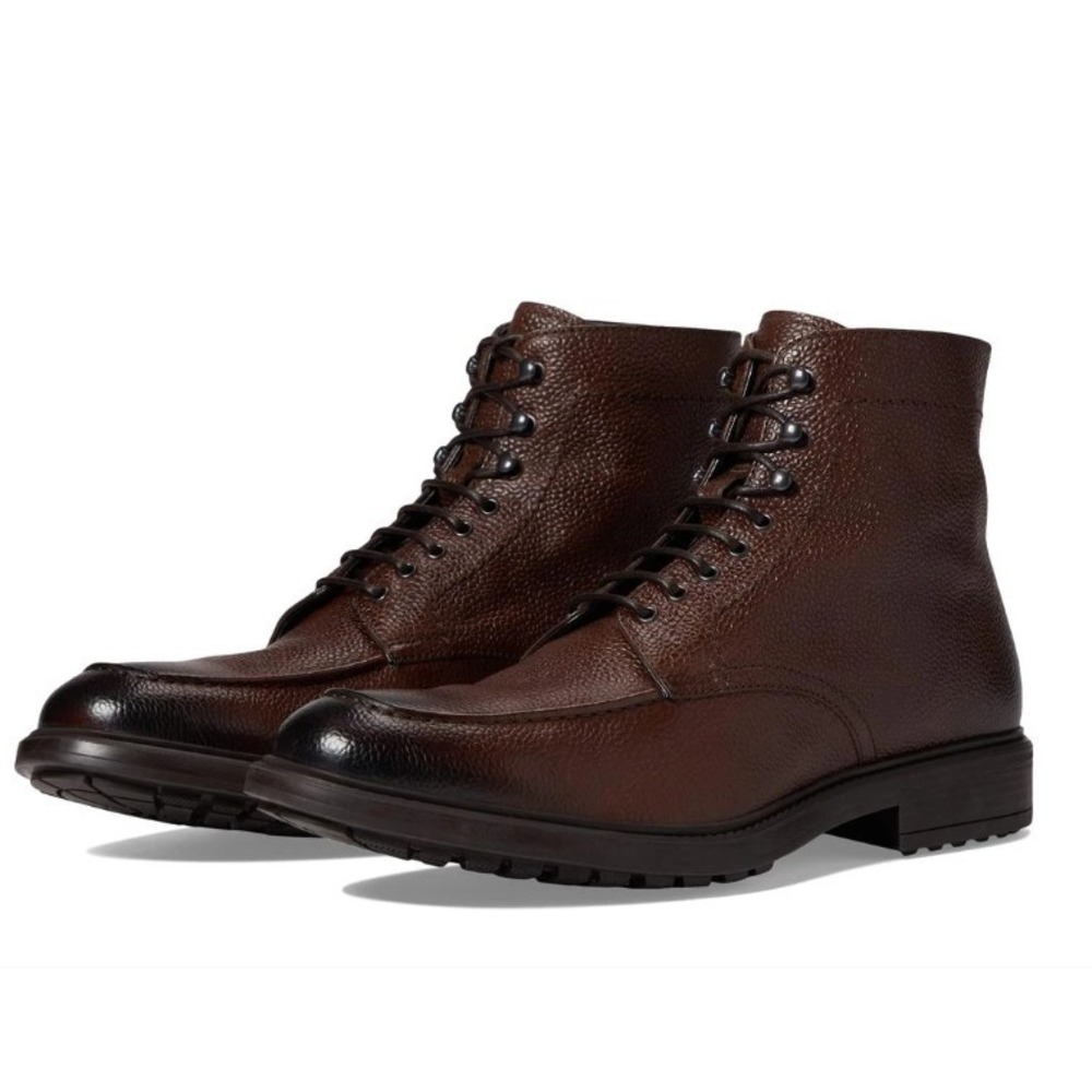 To Boot New York® (Women's 7.5 M) Ivan™ Lace-Up Scotch Leather Ankle Boot - $475